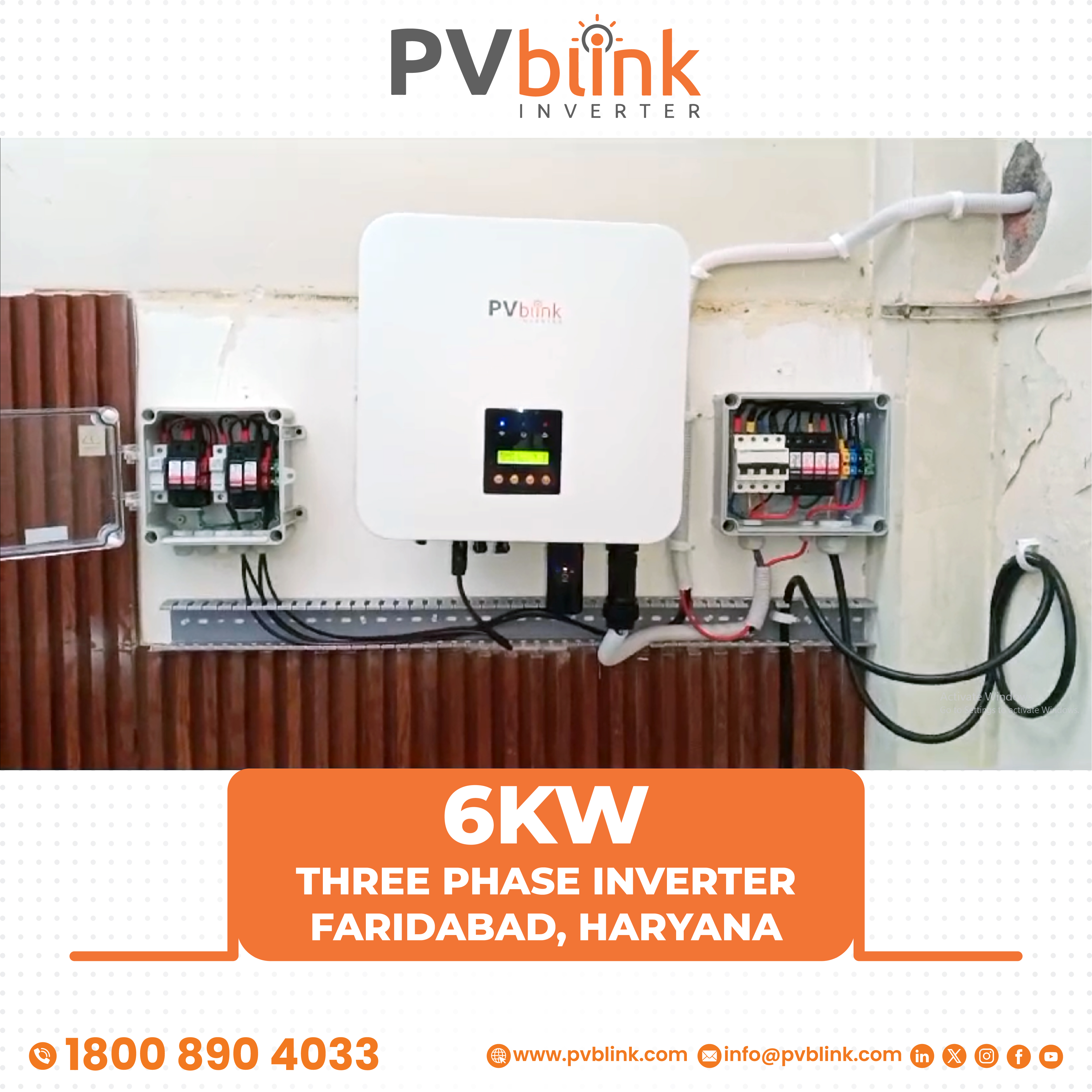PVblink - Installation Plant with PVblink