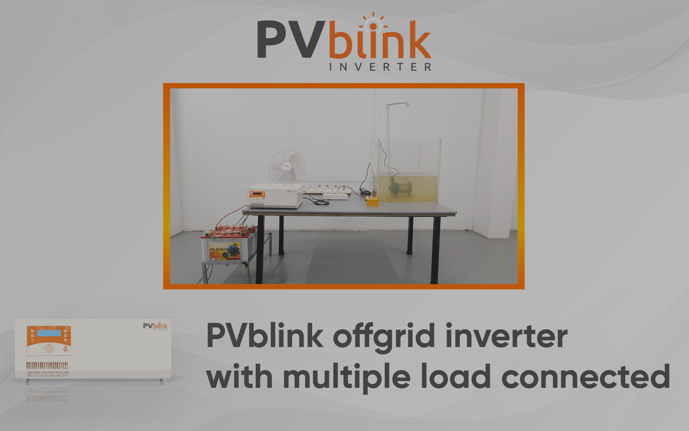 PVblink - Installation Plant with PVblink